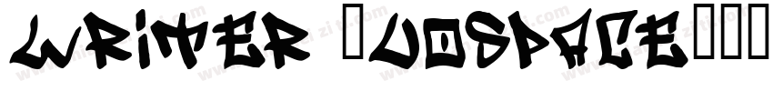 writer Duospace字体转换